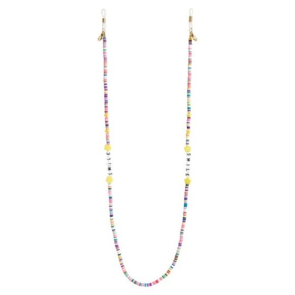 Bp. Be Proud by Bp Gender Inclusive Pride Smile Sun Beaded Mask Chain - Rainbow - Picture 2 of 4